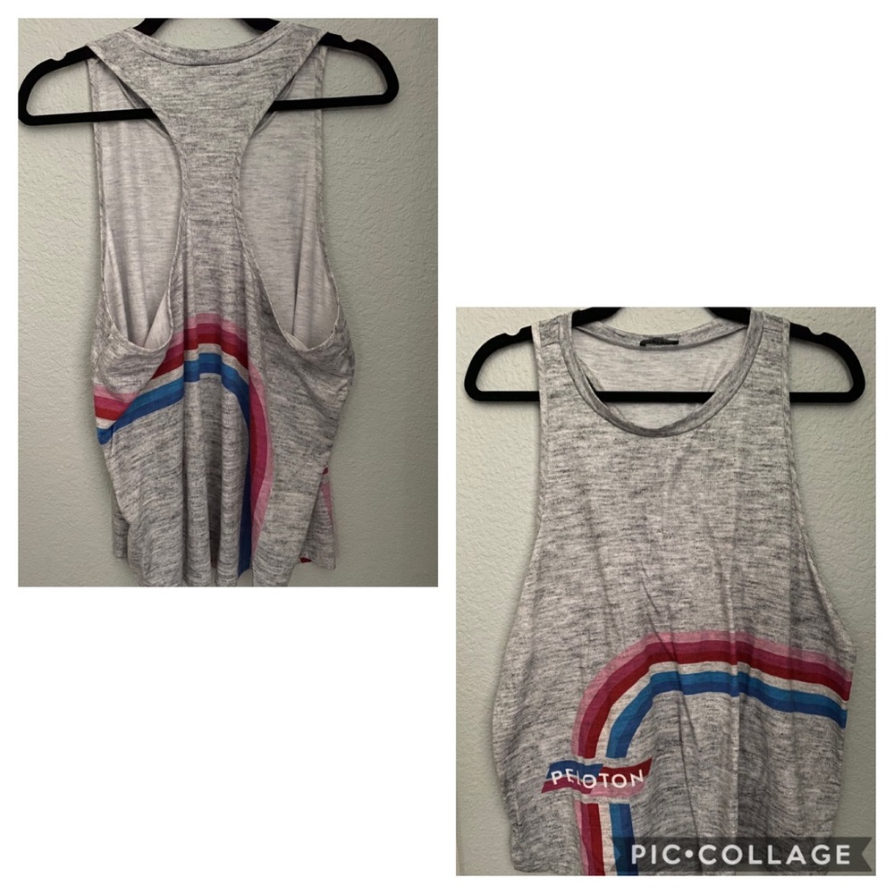 Peloton rainbow tank